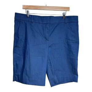 Ann Taylor Women's Blue Boardwalk Shorts Size‎ 14 Career Casual